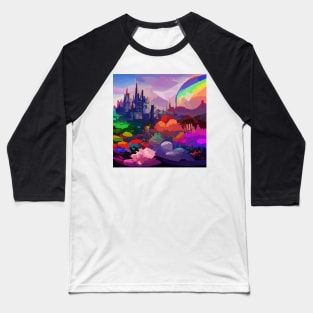 Fantasy city Baseball T-Shirt